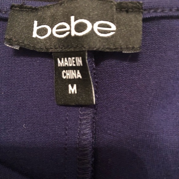 Bebe Color Block Side Panel Scoop Neck Dress - Picture 5 of 8